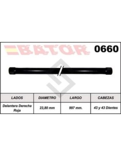 Ch Barra Torsion Luv 4x2 - Del.der. - Roja