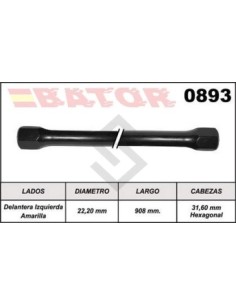 Vd Barra Torsion Dodge/valiant Del. Izq. - Amarilla