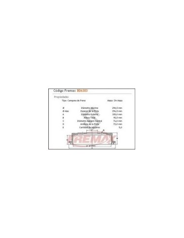 Vw Camp. Freno Tras. Amarok 2.0 Tdi 10/...