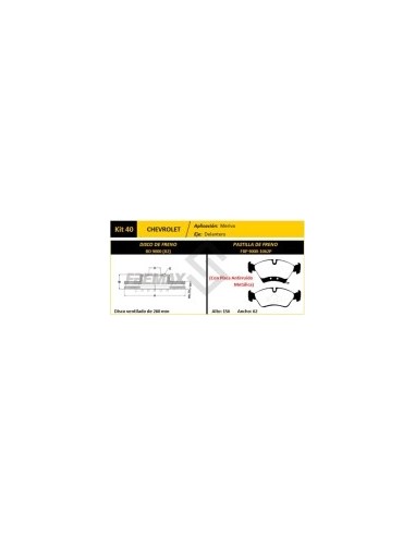Ch Disco+past. Del. (v) Corsa Ii 1.8 / Combo Pick Up 02/... / Meriva 1.8 8/16v 03/... - Pd77