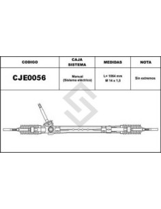 Rt Caja Direccion Megane Ii / Scenic Ii / Grand Scenic - Asist. Electrica