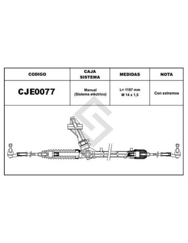 Vw Caja Direccion Up/suran/fox 14/... - Asist. Electrica (09028)