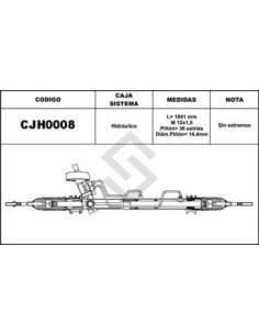 Ch Caja Direccion Aveo / Daewoo Kalos - Hidraulica