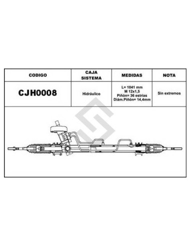 Ch Caja Direccion Aveo / Daewoo Kalos - Hidraulica