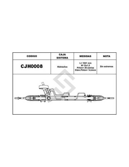 Ch Caja Direccion Aveo / Daewoo Kalos - Hidraulica