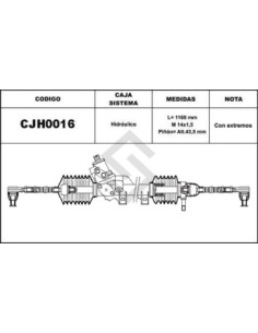 Pg Caja Direccion Partner /berlingo/xsara 98/... - Hidraulica