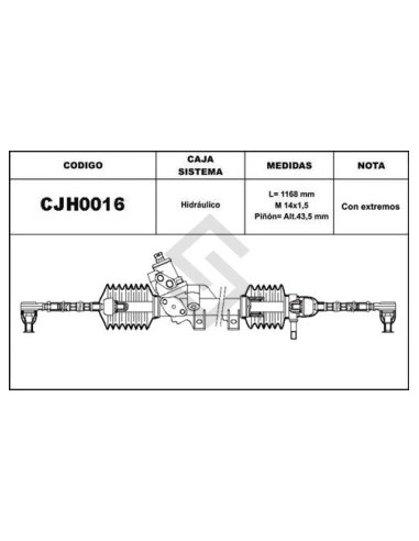 Pg Caja Direccion Partner /berlingo/xsara 98/... - Hidraulica