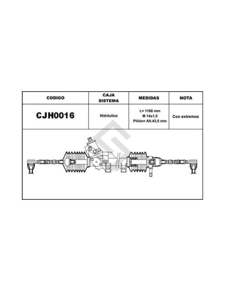 Pg Caja Direccion Partner /berlingo/xsara 98/... - Hidraulica