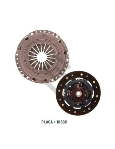 Fd Conj. Embrague Ecosport/fiesta/fiesta Max/courier/ka/novo Ka 03/... Focus 1.6 03/09 - S/rodamiento -  200mm - 17 Est. (ide