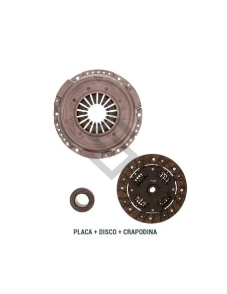Vw Conj. Embrague Gacel 1.6 .../90 - Gol/gol Country/saveiro 1.0/1.6 .../99 - Senda 1.6 .../96 - 200mm - 24 Estrias
