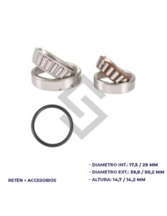 Fd Kit Rul.tras. Escort .../96 (x2) - C/reten Y Acc. (11749/45449) - 14528