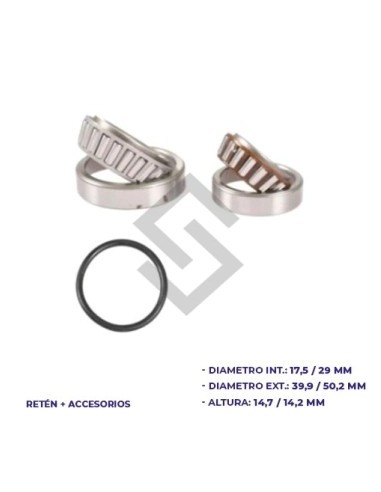 Fd Kit Rul.tras. Escort .../96 (x2) - C/reten Y Acc. (11749/45449) - 14528