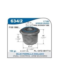 Fd Buje Pivot F.100 - 66/.. (ovalado)