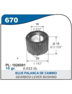 Rt Buje Comando Cambio R.4 / R.6