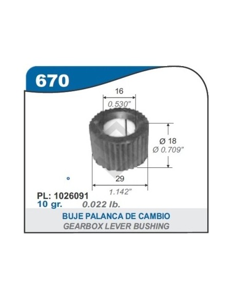 Rt Buje Comando Cambio R.4 / R.6