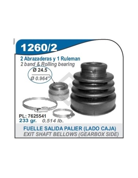 Ft Fuelle S/eje L/caja Uno/duna/regatta - S/reten