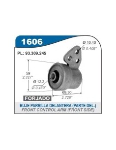Ch Buje Parrilla Corsa Ii / Meriva 03/... C/soporte