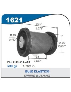 Vw Buje Elastico Tras. Amarok