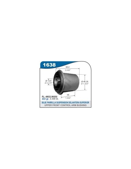 Im Buje Parrilla Sup. Del. Toyota Hilux 4x2 / 4x4 / Sw4 05/...
