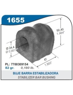 Rt Buje Barra Estabilizadora Del. Master
