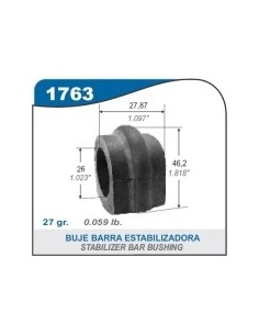 Im Buje Barra Estab. Del. Nissan Frontier - 26mm