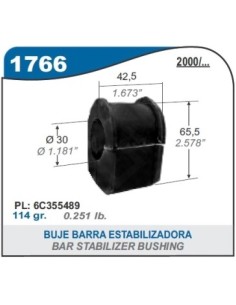 Fd Buje Barra Estab. F.4000 4x2 97/99 - 4x4 07/08
