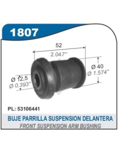 Ft Buje Parrilla Susp. Del. 500