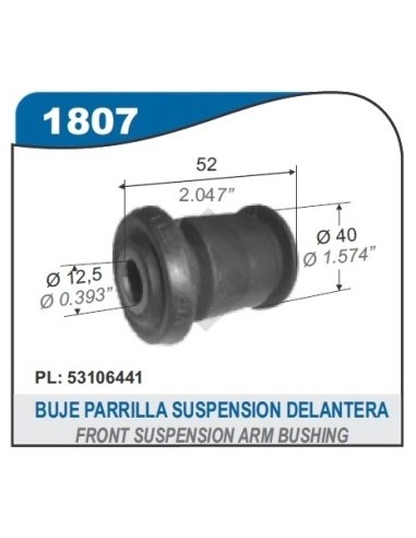Ft Buje Parrilla Susp. Del. 500