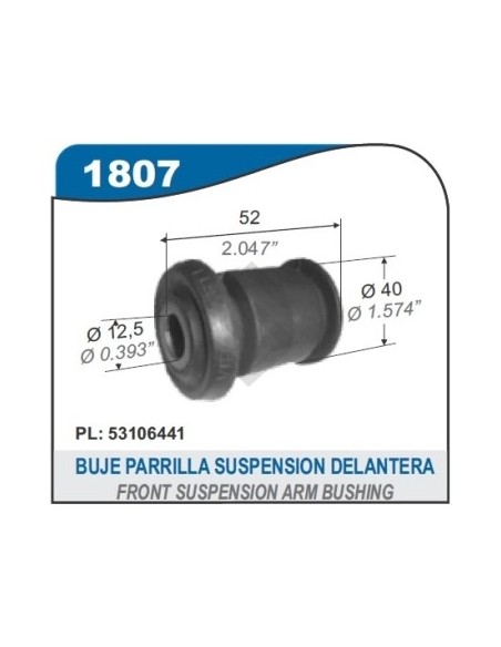 Ft Buje Parrilla Susp. Del. 500