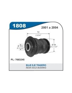Ft Buje Eje Tras. Fiorino 01/04