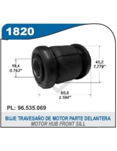 Ch Buje Cuadro Motor Aveo / Aveo G3 - Parte Del.