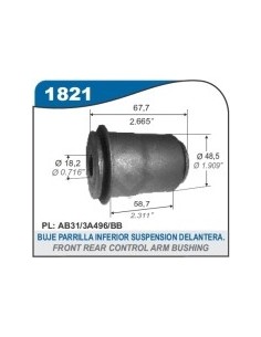 Fd Buje Parrilla Inf. Del. Ranger 12/...