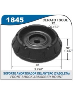 Im Cazoleta Amort. Del. Kia Soul / Cerato
