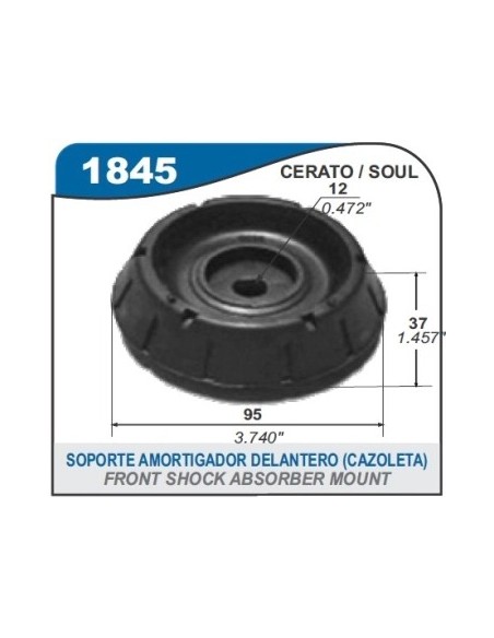 Im Cazoleta Amort. Del. Kia Soul / Cerato