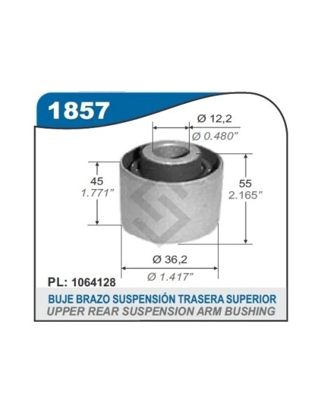 Fd Buje Brazo Susp.tras. Inf. Focus 99/... - Doble