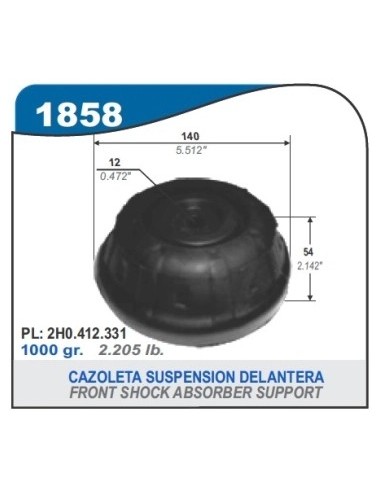 Vw Cazoleta  Del. Amarok