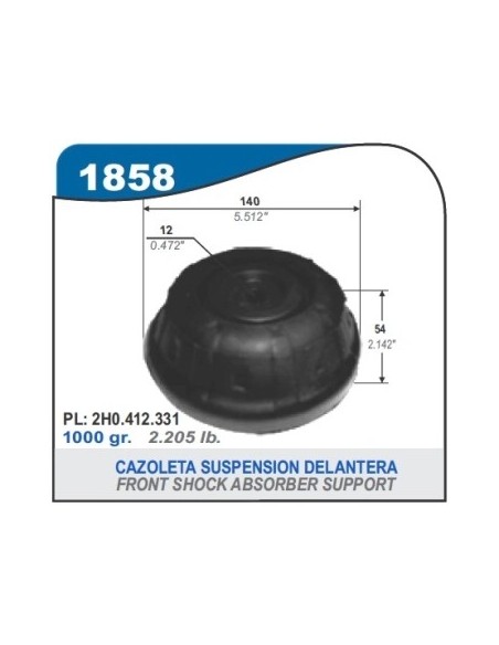 Vw Cazoleta  Del. Amarok