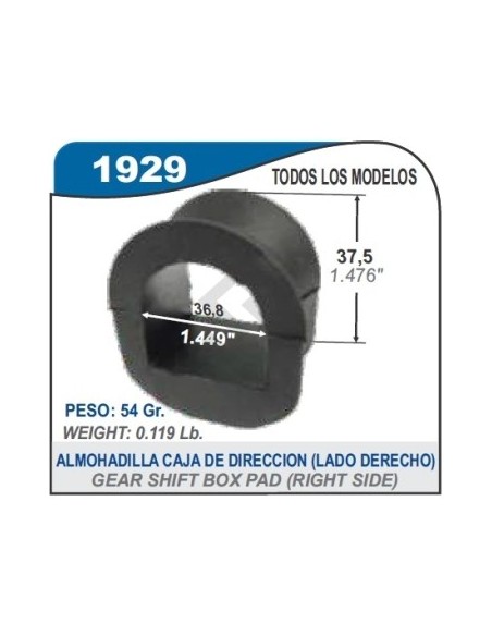 Ch Almohadilla Der. Caja Direc. Hidr. Corsa