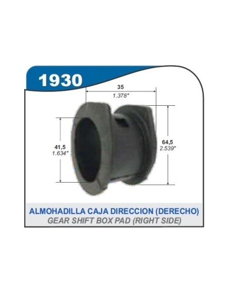 Rt Almohadilla Caja Dir. Der. Kangoo