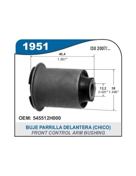 Im Buje Parrilla Del. Hyundai I30 07/...