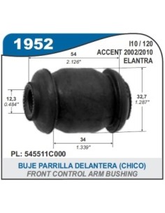 Im Buje Parrilla Del. Hyundai Accent 02/10 - Elantra I10/i20 - Kia Picanto/rio Ii/iii/ Soul 09/...