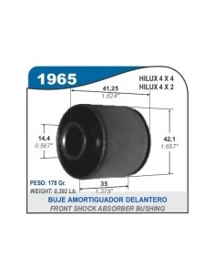 Im Buje Amortig.del. Toyota Hilux 4x2 / Sw4 17/...