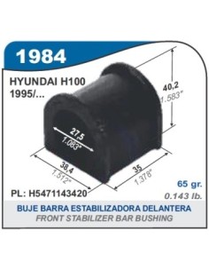 Im Buje Barra Estabil.  Del.  Hyundai H-100 95/...