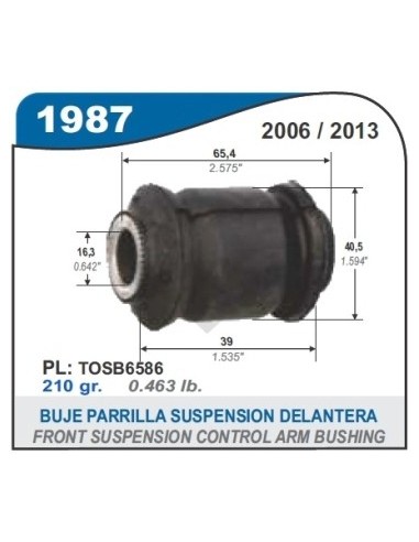 Im Buje Parrilla Del. Toyota Rav4 06/13 - Pte. Delantera