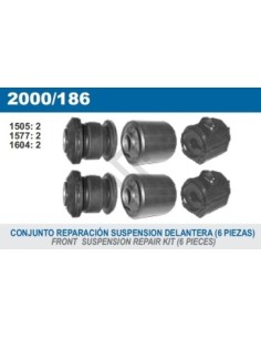 Fd Kit Bujes Susp.del. Fiesta / Ecosport - 03/..  (6 Piezas)