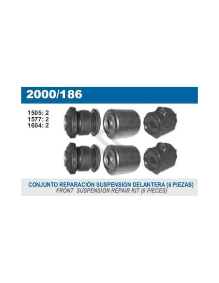 Fd Kit Bujes Susp.del. Fiesta / Ecosport - 03/..  (6 Piezas)