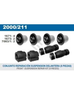 Rt Kit Bujes Susp.del. Logan / Sandero (8 Piezas)