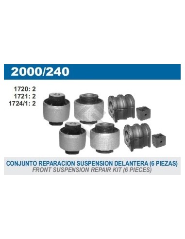Rt Kit Bujes Susp. Del. Fluence 1.6 16v