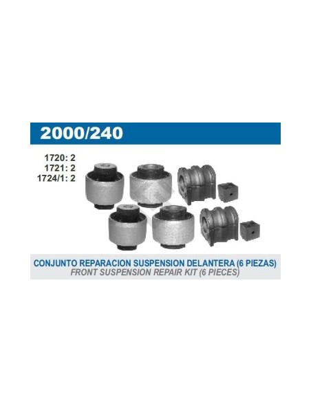 Rt Kit Bujes Susp. Del. Fluence 1.6 16v