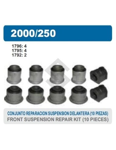 Ch Kit Bujes Susp. Del. S-10 12/... (10 Piezas)